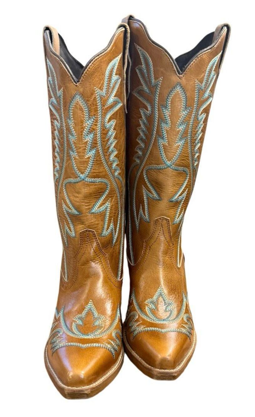 Steeling River Women’s Cowgirl Boots Sz.8 Yellowstone Western Leather